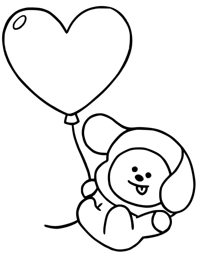 Tô màu BT21 Cute