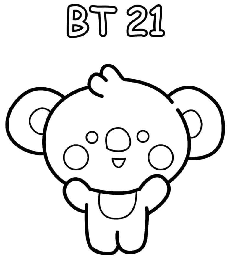 Tô màu BT21 Dễ Thương Nhất