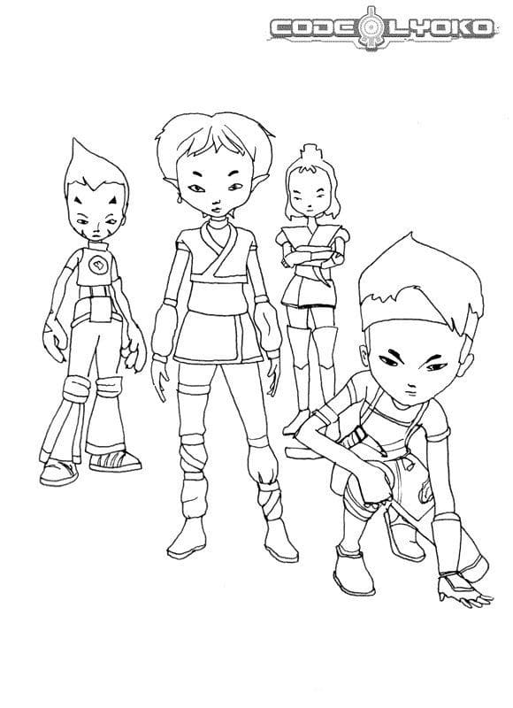 Tô màu Các Nhân Vật Trong Mật Mã Lyoko