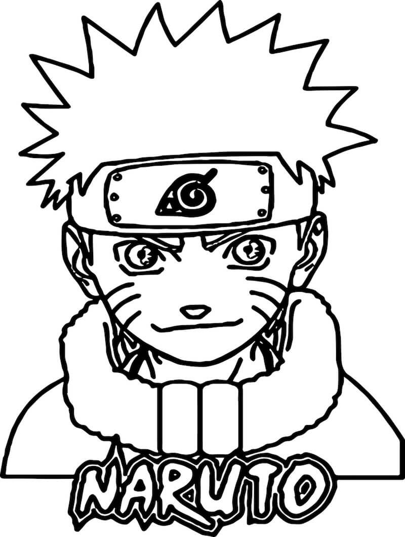 Tô màu Cậu Bé Naruto Mỉm Cười