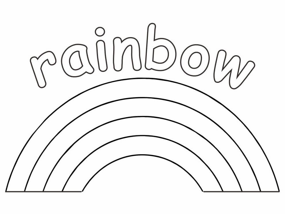 Tô màu cho bé - tô màu cầu vồng - crayion for kid - tô màu bảy sắc cầu vồng  mặt trời - YouTube