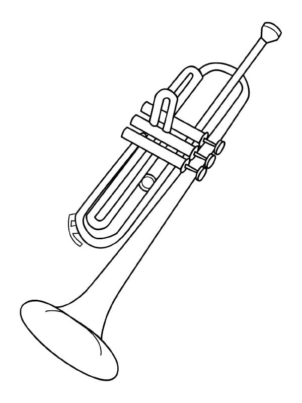 Tô màu Chiếc Kèn Trumpet