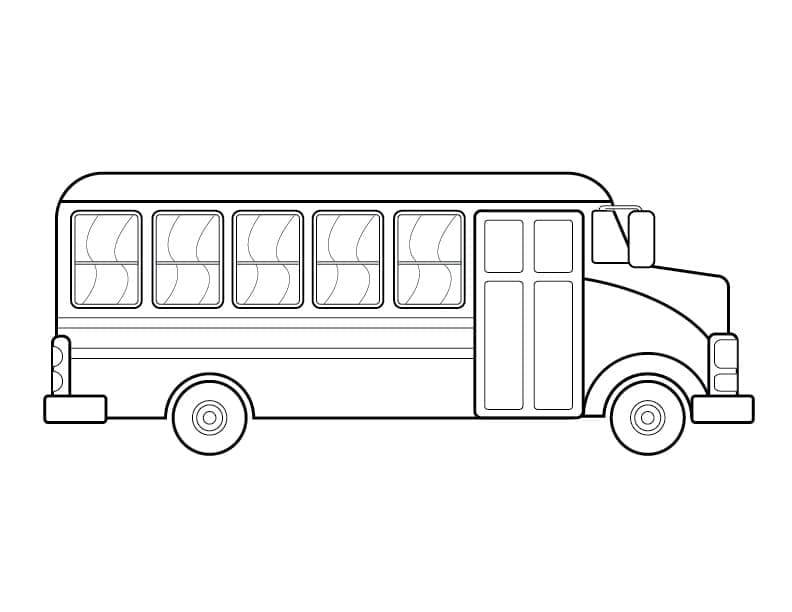 Hình nền Nền Bản Vẽ Xe Buýt Lớn được Hiển Thị Nền, Tranh Tô Màu Xe Buýt, Xe  Buýt, Vận Chuyển Background Vector để tải xuống miễn phí - Pngtree