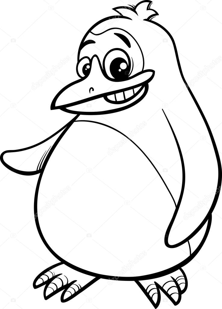 Tô màu chim cánh cụt béo ú