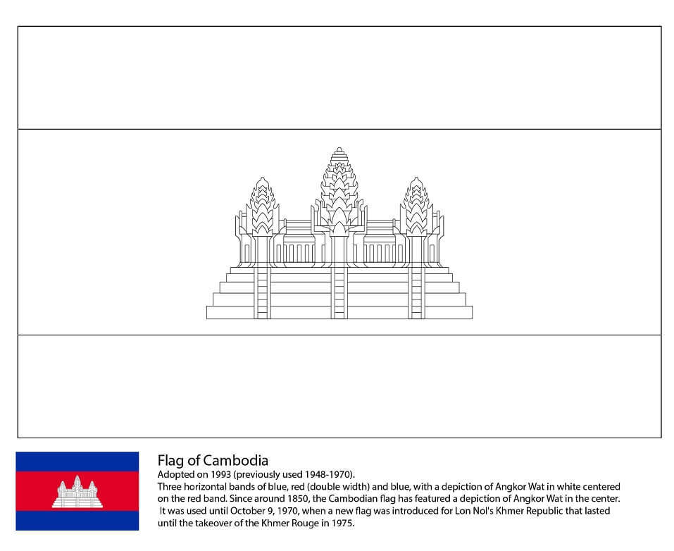 Tô màu Cờ campuchia