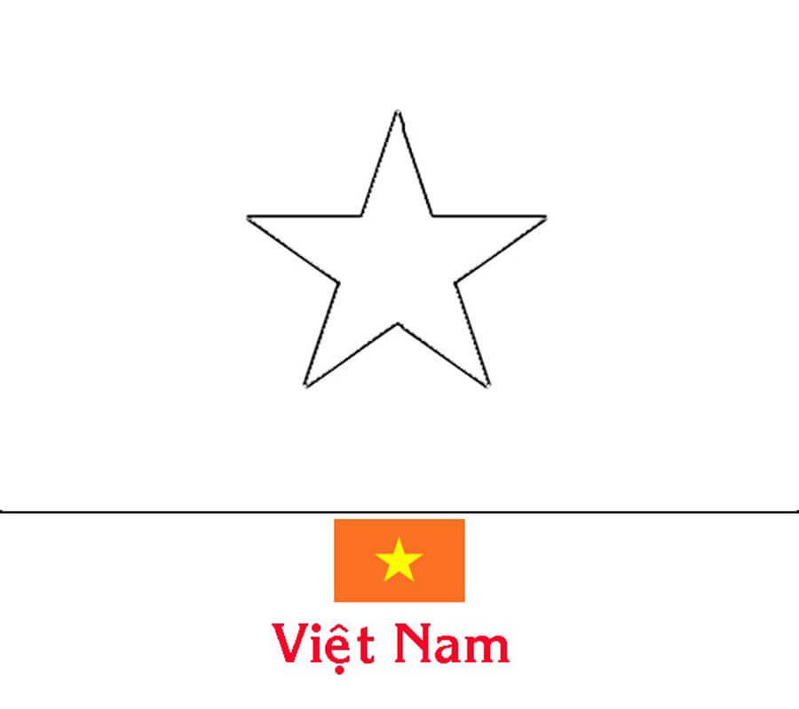 Tô màu Cờ Tổ Quốc Việt Nam