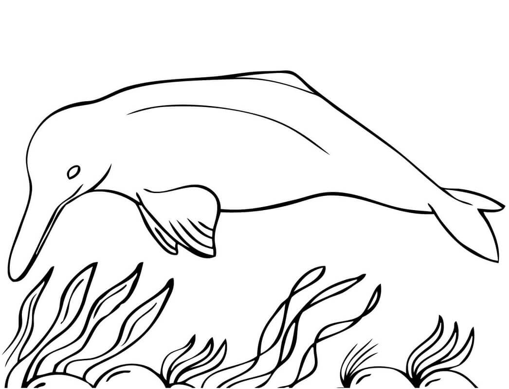 Bức tranh tô màu về chủ đề con cá
