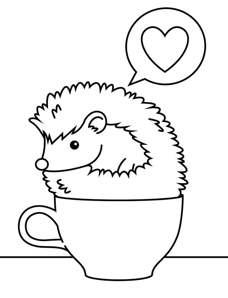 Vẽ và tô màu con Nhím đơn giản | How to draw a hedgehog | THƯ VẼ - YouTube