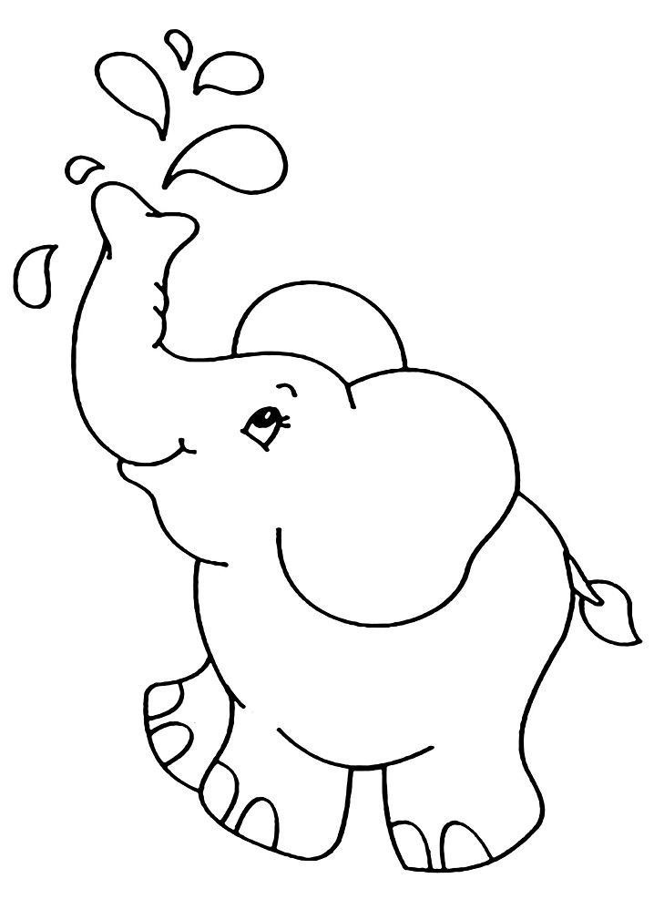 Tuyển tập tranh tô màu con voi ngộ nghĩnh dành cho các bé yêu động vật 2022  mới nhất UberForStartups