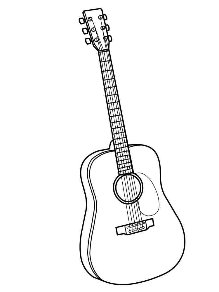 Tô màu Đàn Guitar Ngầu