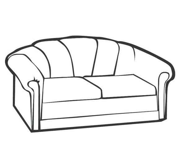 Tô màu Đồ Dùng Gia Đình Ghế Sofa