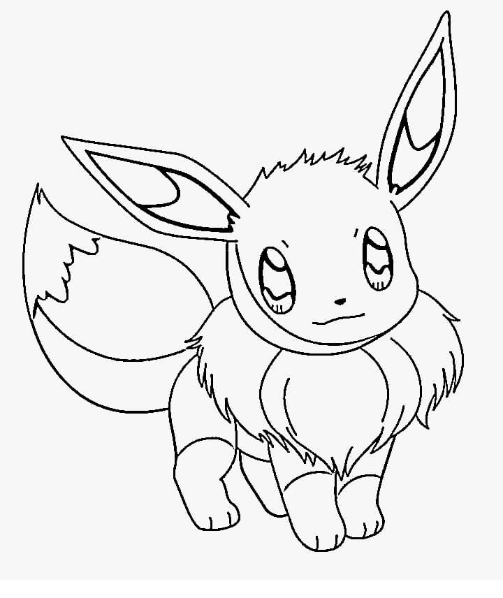 Tô màu Eevee Đáng Yêu