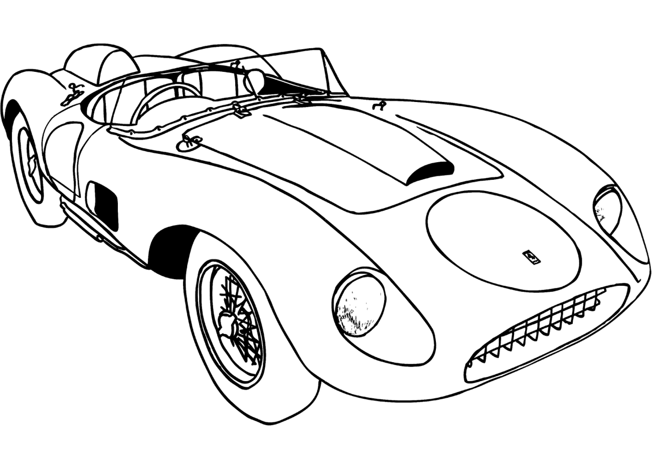 Tô màu ferrari 625 trc spider