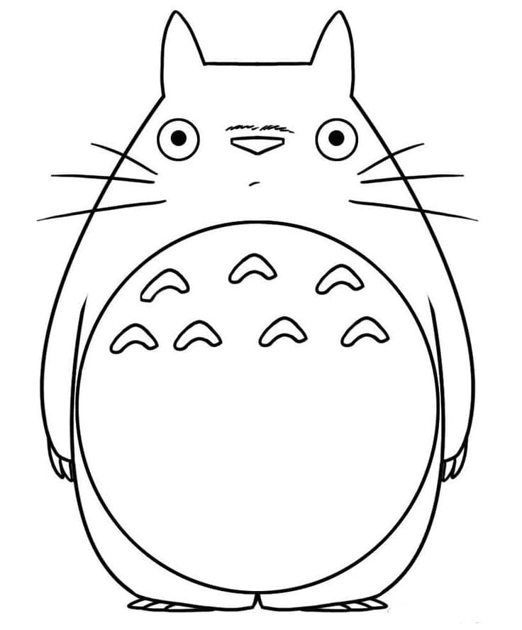 Tô màu Hàng Xóm Totoro