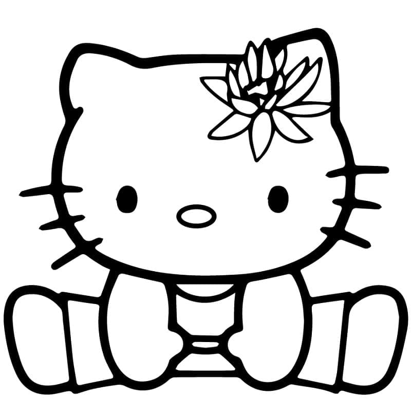 Tô màu Hello Kitty Tập Thể Dục