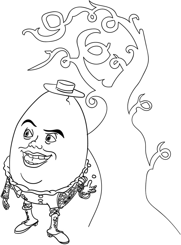 Tô màu humpty dumpty