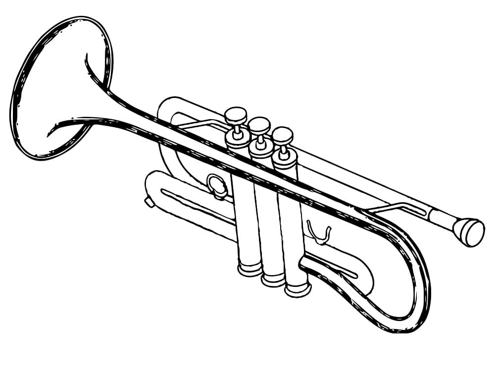 Tô màu Kèn Trumpet Đẹp