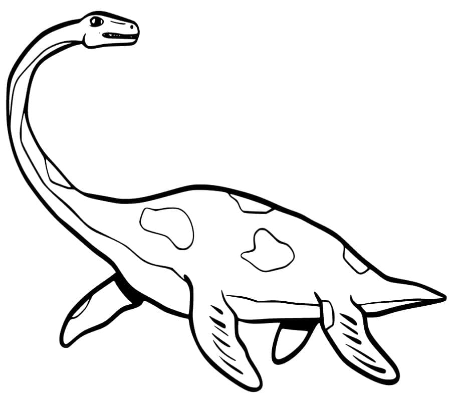 Tô màu Khủng Long Plesiosaurus