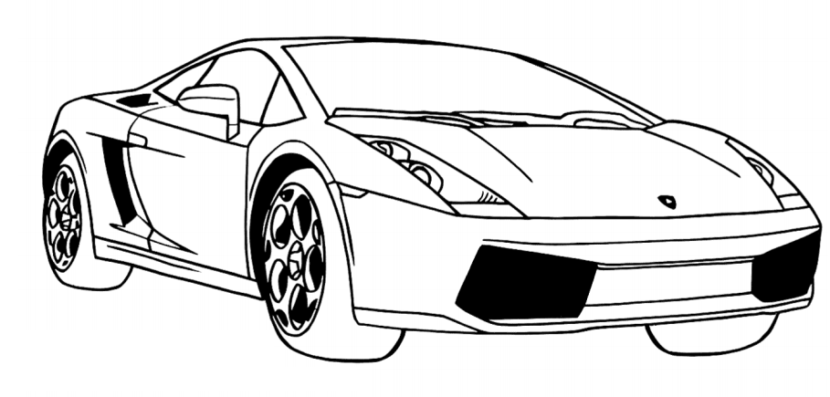 Tô màu lamborghini gallardo