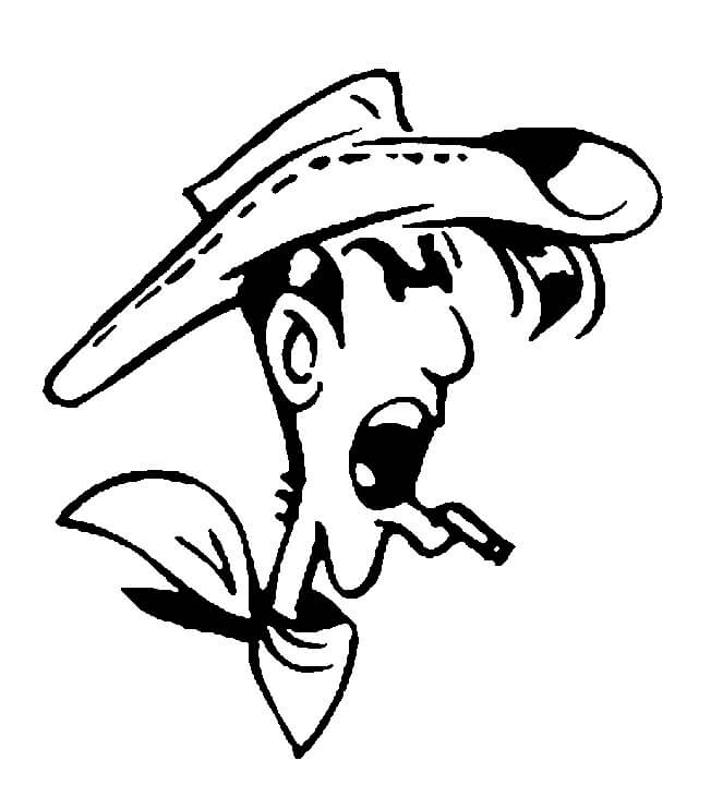 Tô màu Lucky Luke Giận Dữ