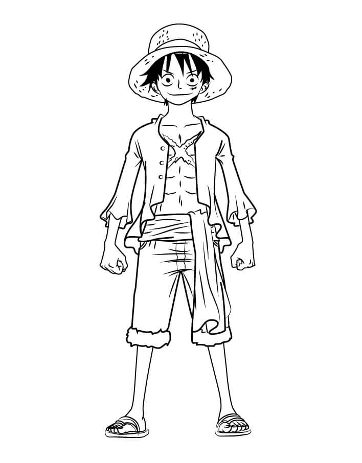 Tô màu Luffy