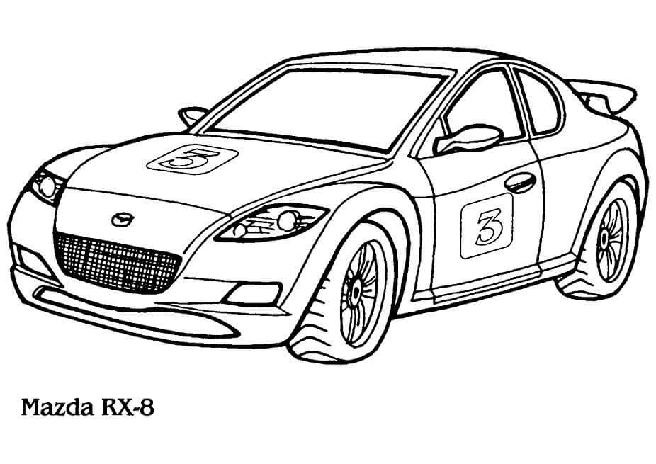 Tô màu Mazda RX 8