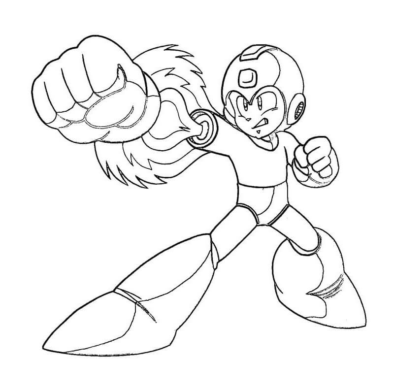 Tô màu Mega Man Hành Động