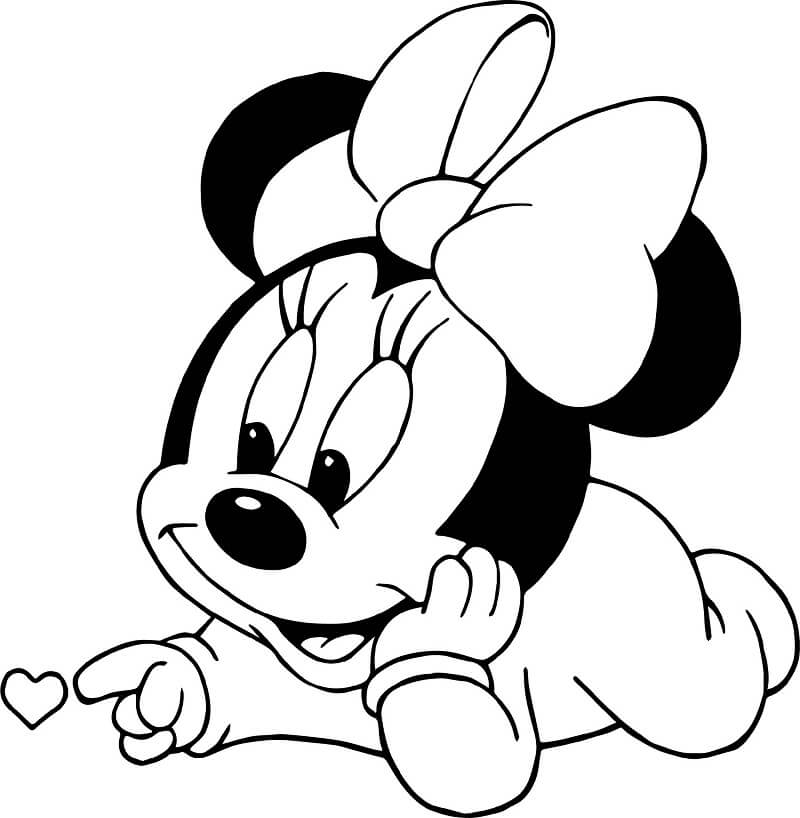 Tô màu Minnie Bé Nhỏ