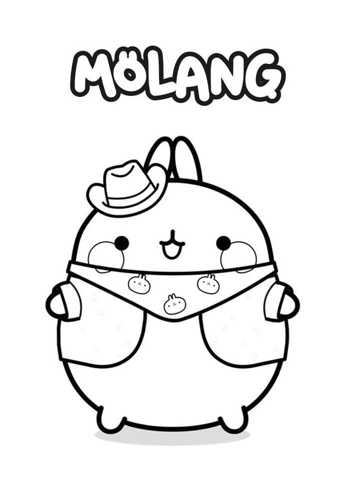 Tô màu Molang Đáng Yêu