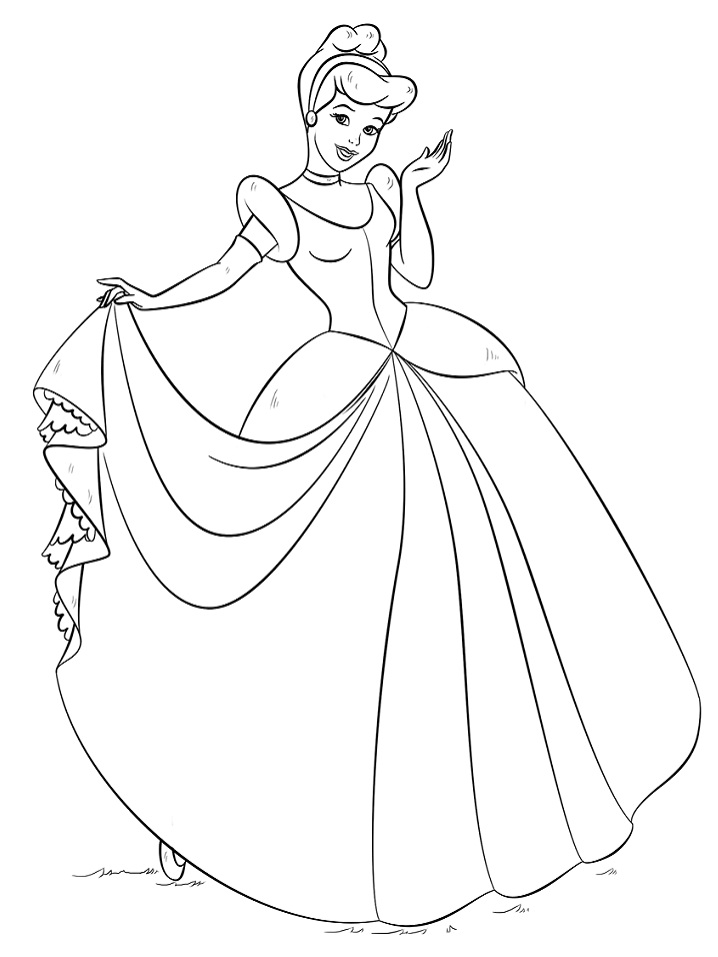 132+ Tranh tô màu công chúa Disney xinh đẹp dễ tải dễ in Update 2024