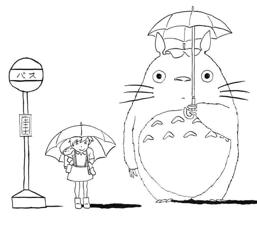 Tô màu Người Bạn Totoro