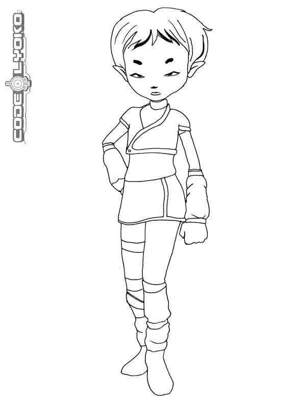 Tô màu Nhân Vật Aelita Trong Mật Mã Lyoko