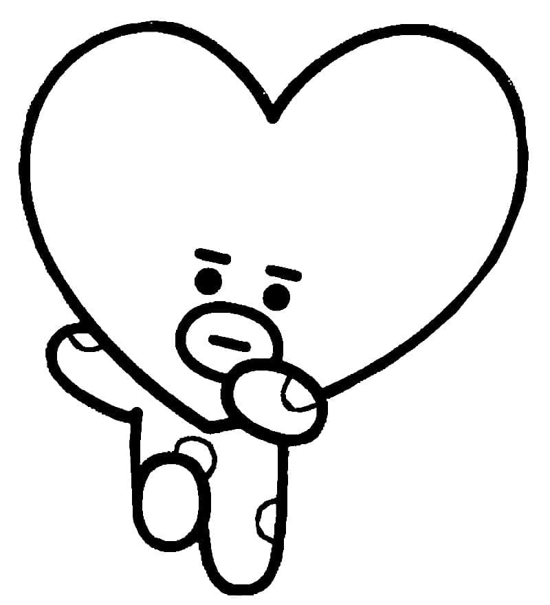 Tô màu Nhân Vật BT21 Ngộ Nghĩnh