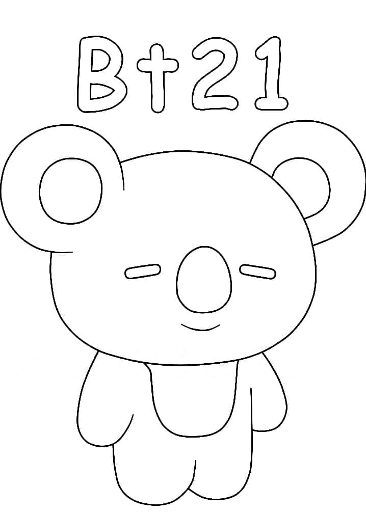 Tô màu Nhân Vật Koya BT21