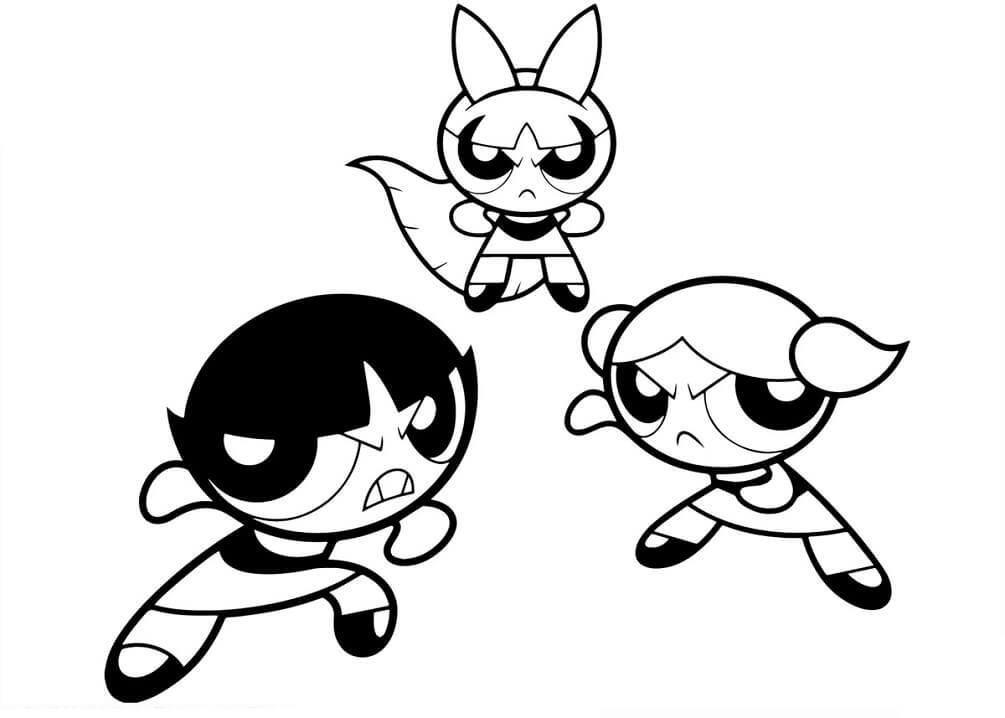 Tô Màu Powerpuff Girl