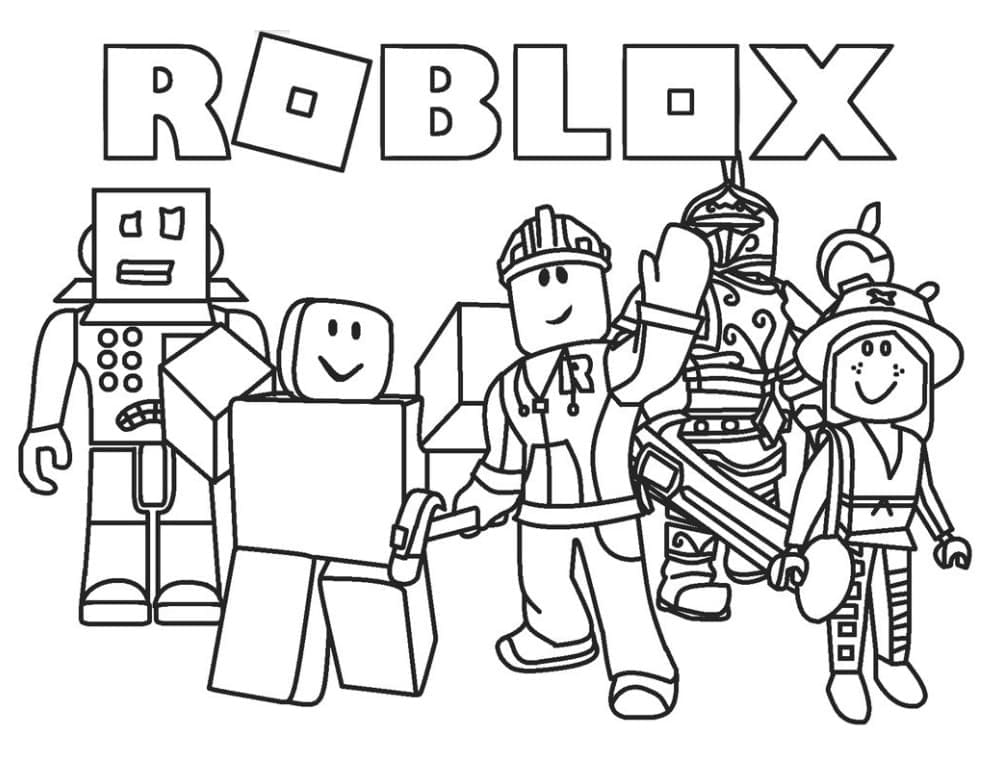 Tô màu Những Nhân Vật Roblox