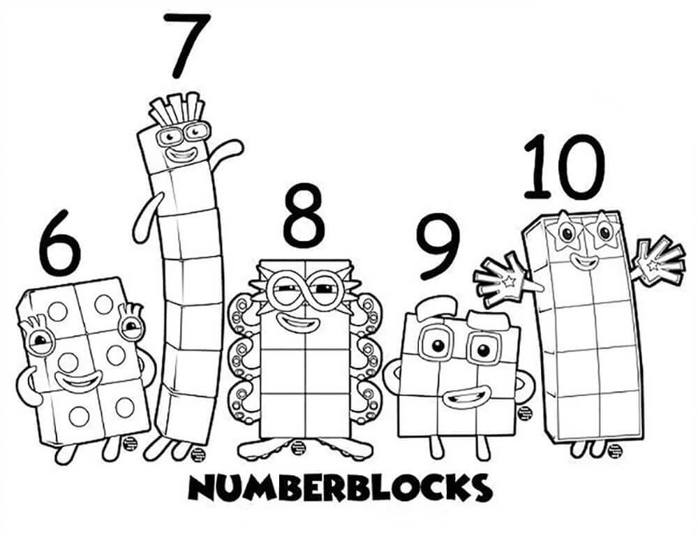 Tô Màu Number Block
