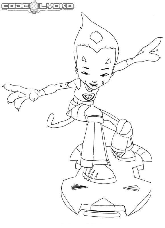 Tô màu Odd Trong Mật Mã Lyoko