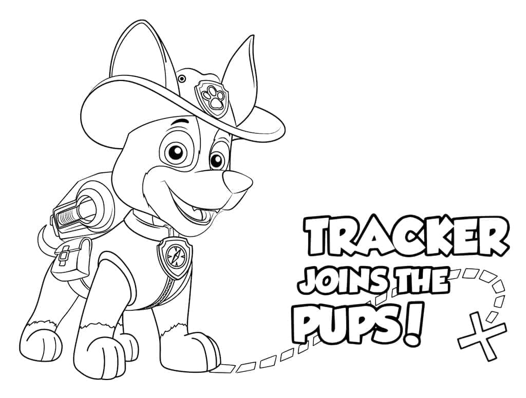 Tô màu Paw Patrol Tracker