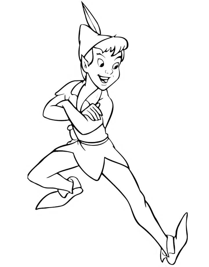 Tô màu Peter Pan Cười Vui Vẻ