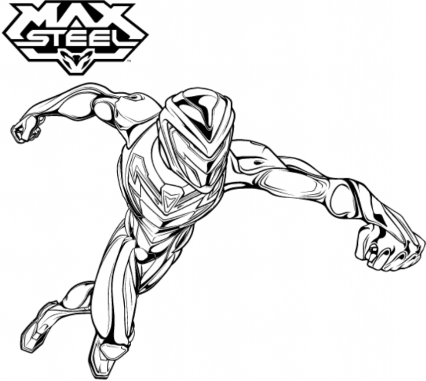 Tô màu siêu anh hùng max steel