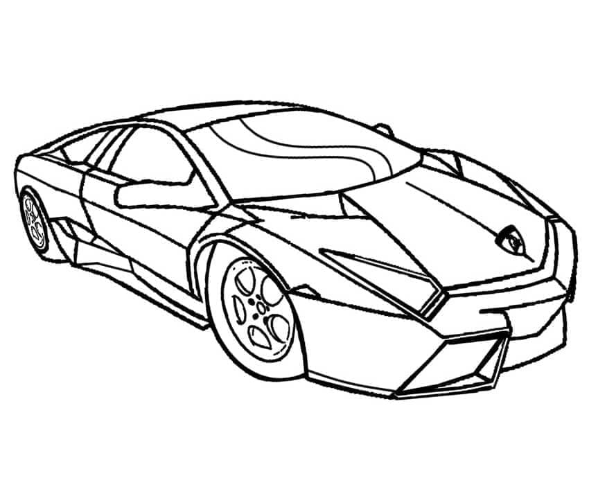 Cách vẽ ô tô mơ ước: Siêu xe Lamborghini đơn giản và đẹp
