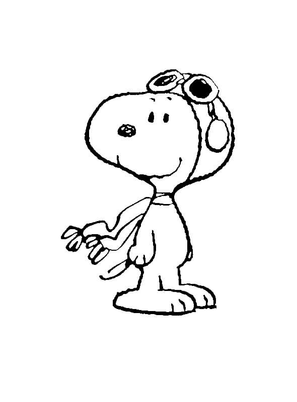 Tô màu Snoopy Phi Công