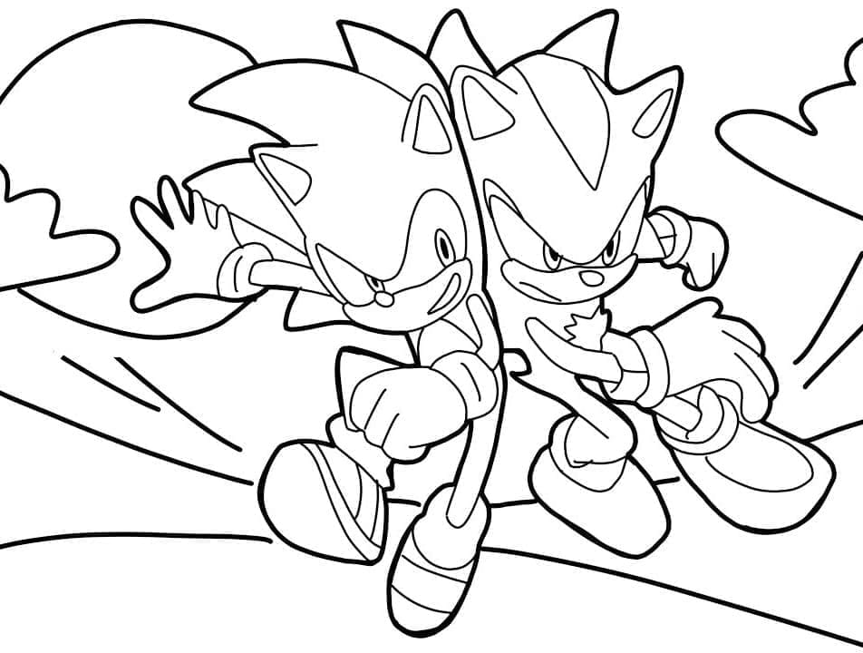 sonic the hedgehog coloring pages - Clip Art Library