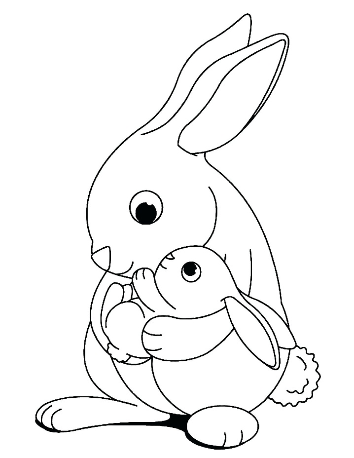 hướng dẫn vẽ và tô màu con thỏ Đơn Giản | How To Draw a Cute Rabbit Easy  Step By Step - YouTube