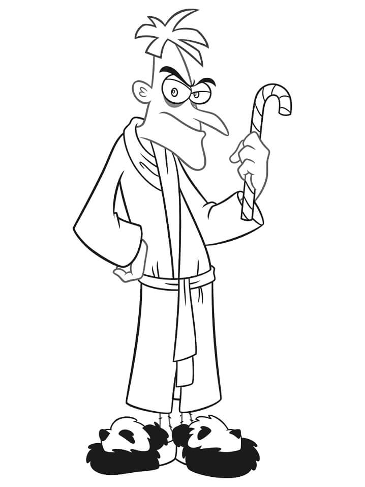 Tô màu Tiến Sĩ Doofenshmirtz