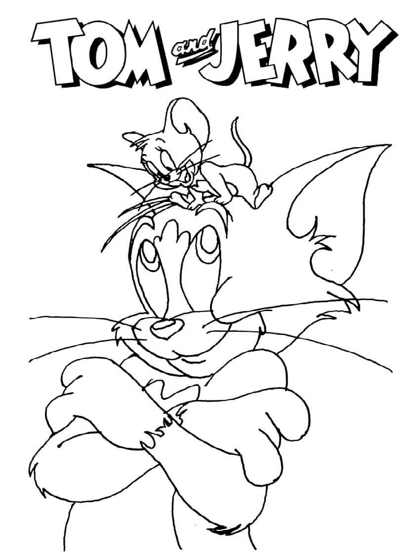 Tô màu Tom jerry, mèo tôm Hoạt hình Tom and Jerry - Jerry coloring for  baby, bài 32 - YouTube