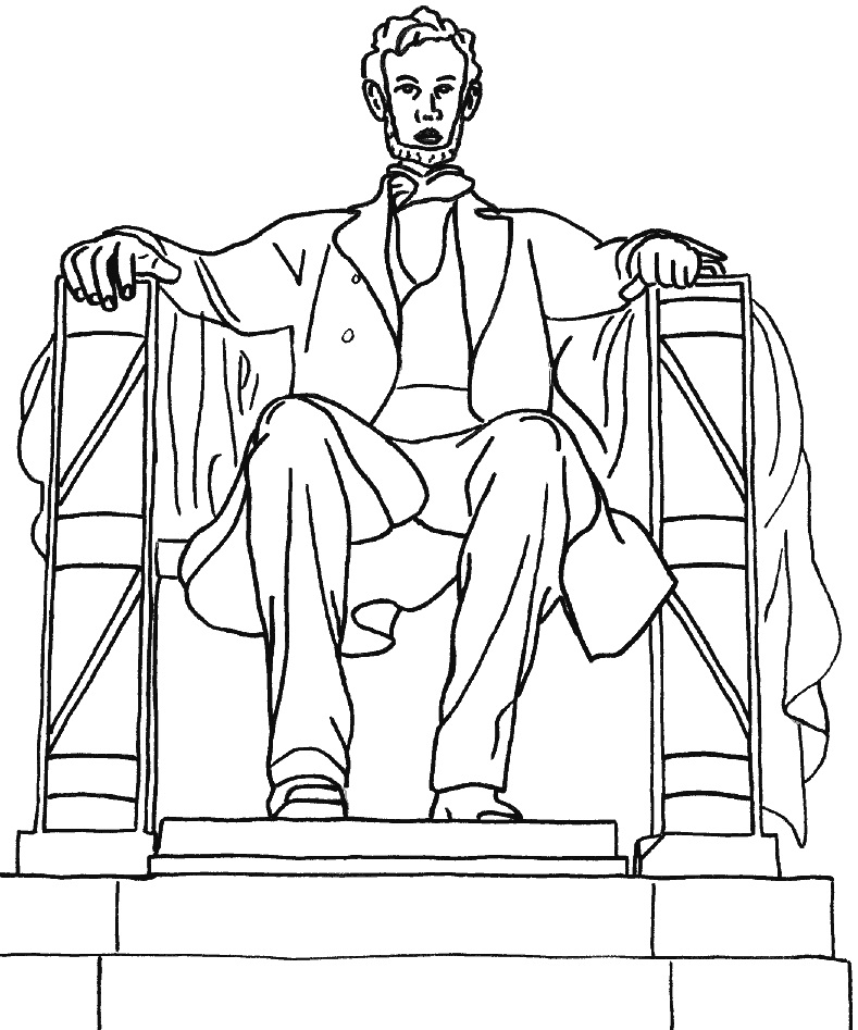 Tô màu tổng thống abraham lincoln 2