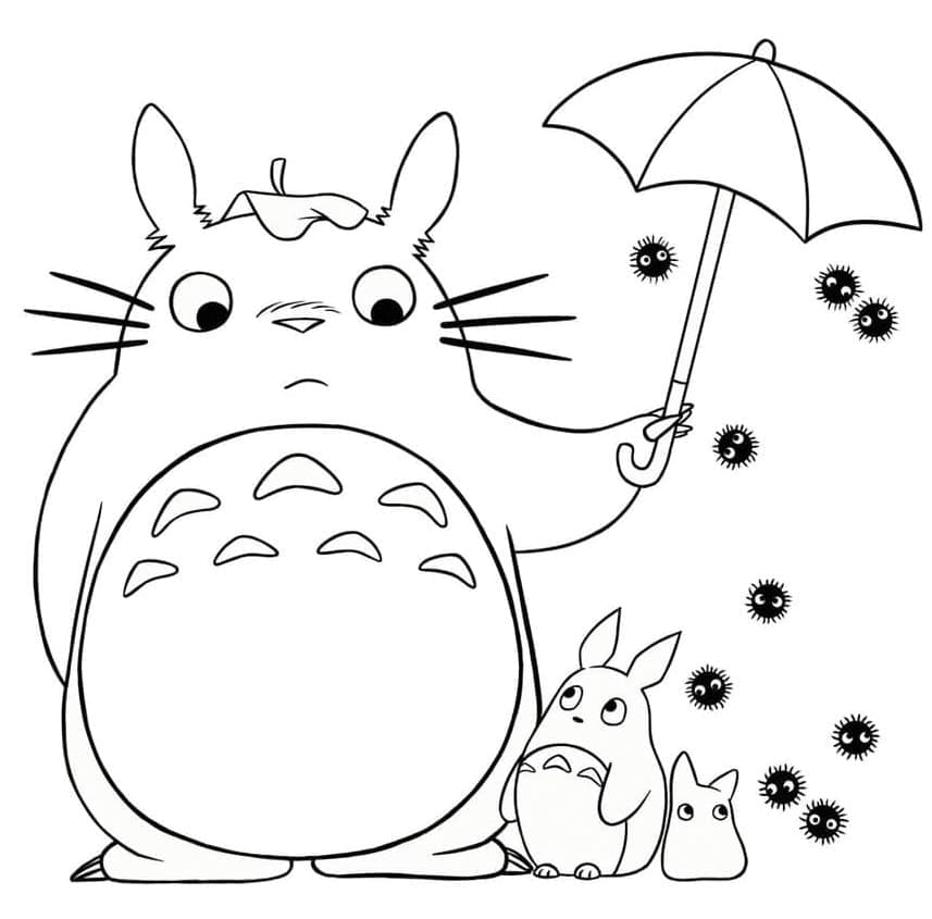 Tô màu Totoro Cute Nhất