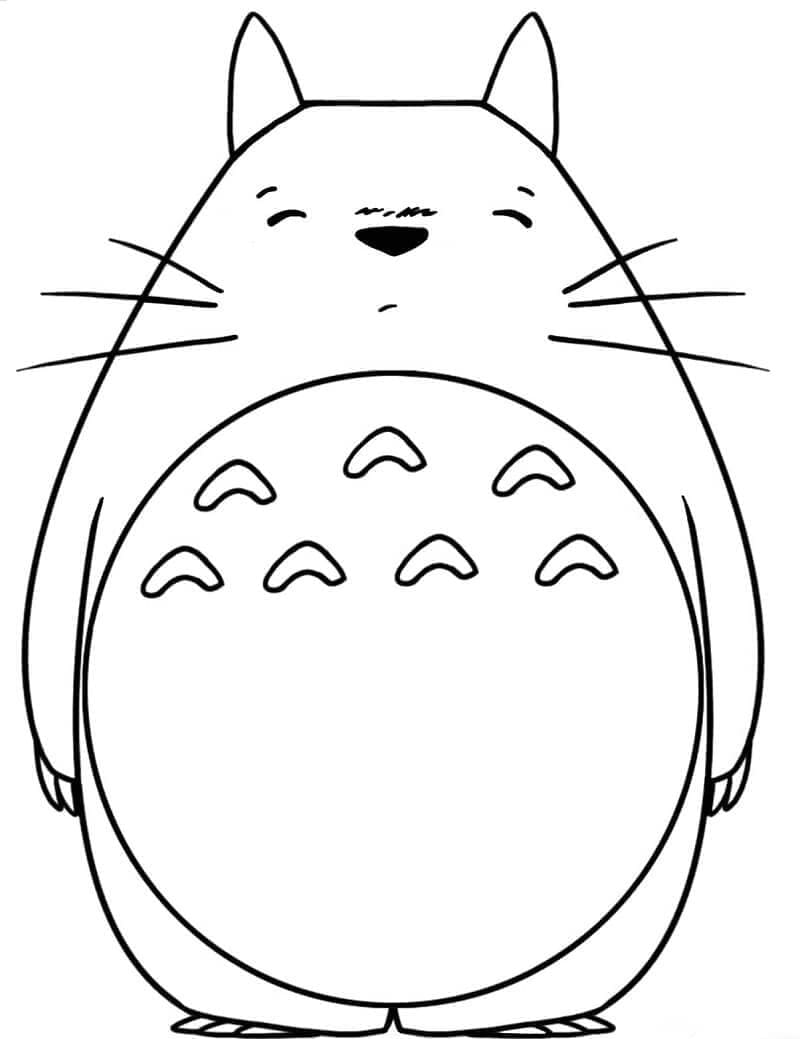 Tô màu Totoro Cute